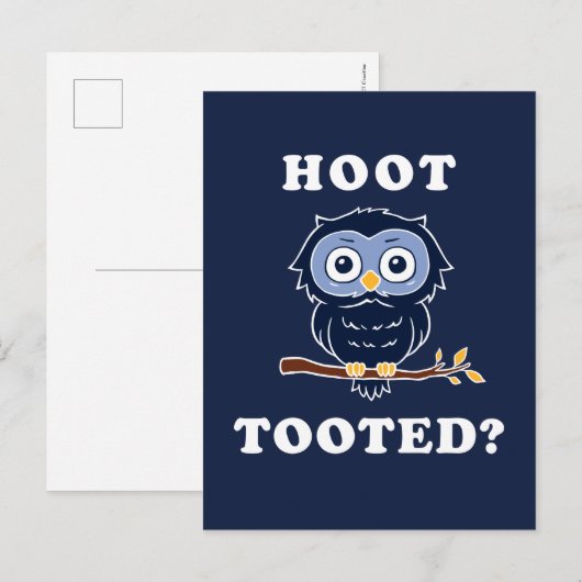 Carte Postale Huée sonnée ? (Devant / Derrière)