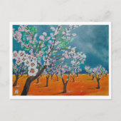 Carte Postale Huerto de Almendros Tableau de Alfred Fox (Devant)