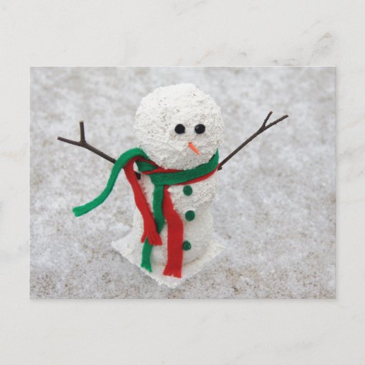 Carte Postale Hug Me Snowman (Devant)