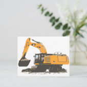 Carte Postale Huge Dirt Excavator (Debout devant)