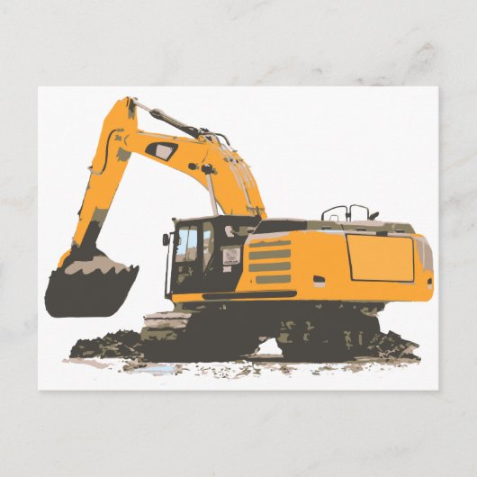 Carte Postale Huge Dirt Excavator (Devant)