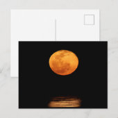 Carte Postale Huge Full Moon | South Padre Island, Texas (Devant / Derrière)