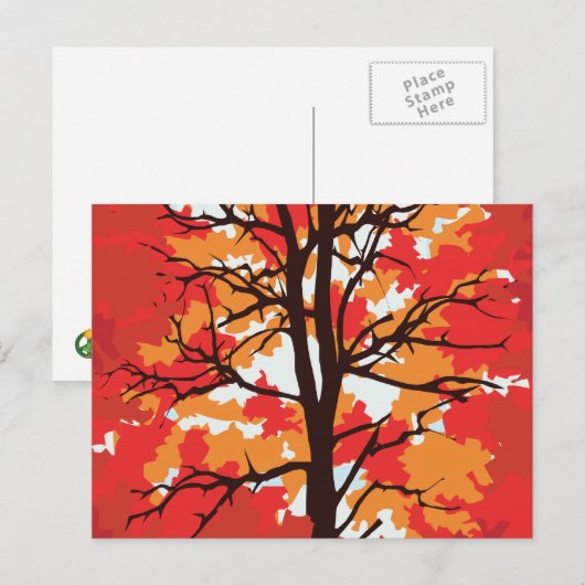 Carte Postale Hugger d'arbre (Devant / Derrière)