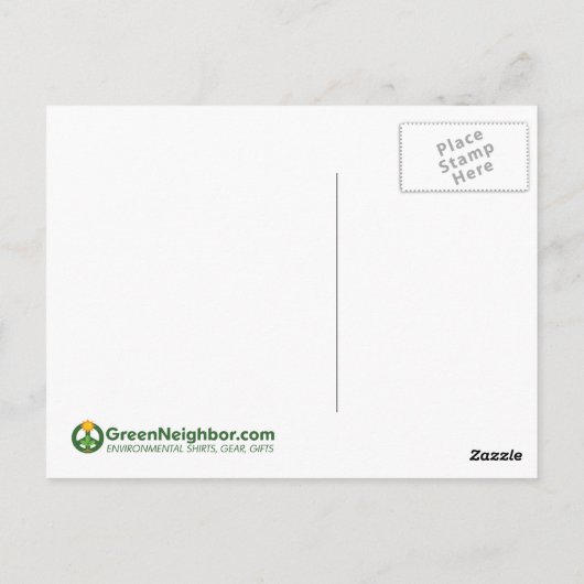 Carte Postale Hugger d'arbre (Dos)