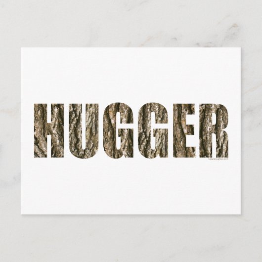 Carte Postale Hugger d'arbre (Devant)