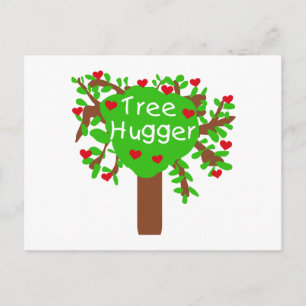 Carte Postale Hugger d'arbre