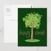 Carte Postale Hugger d'arbre (Devant / Derrière)
