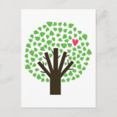 Carte Postale Hugger d'arbre Abstrait (Devant)