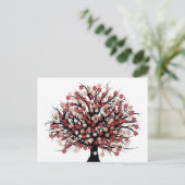 Carte Postale Hugger d'arbre Abstrait (Debout devant)