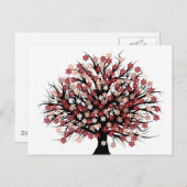 Carte Postale Hugger d'arbre Abstrait (Devant / Derrière)