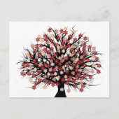 Carte Postale Hugger d'arbre Abstrait (Devant)