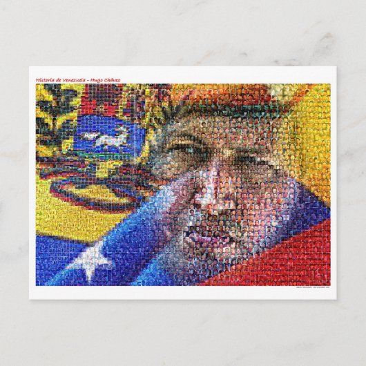 Carte Postale Hugo Chavez - Venezuela. (Devant)