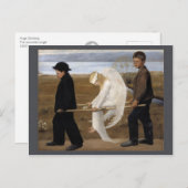 Carte Postale Hugo Simberg Angel blessé CC0021 (Devant / Derrière)