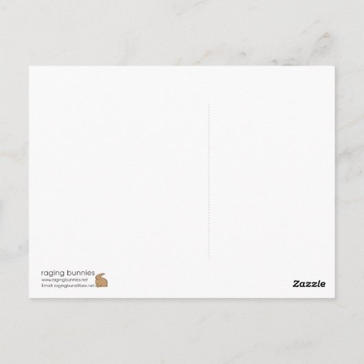 CARTE POSTALE HUGS ! (Dos)