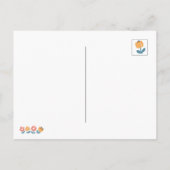 Carte Postale Hugs, Nez Humide et Vibes de Printemps - Animaux d (Dos)