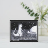 Carte Postale HUGS... Tu me manques (Debout devant)