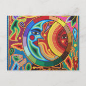 Carte Postale Huichol String Art from Mexico (Devant)