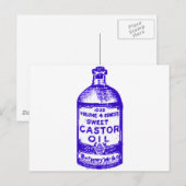 Carte Postale Huile Castor ! Yum ! (Devant / Derrière)