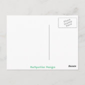 Carte Postale Huile de Blizzard Trees (Dos)