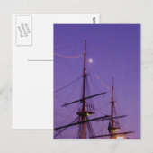 Carte Postale Huile de port intérieur (Devant / Derrière)