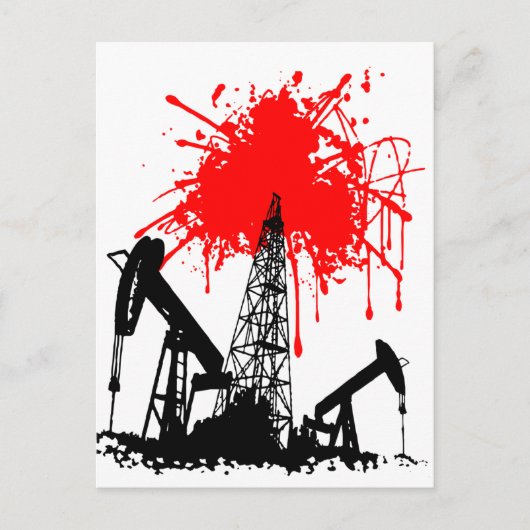 Carte Postale Huile de sang (Devant)