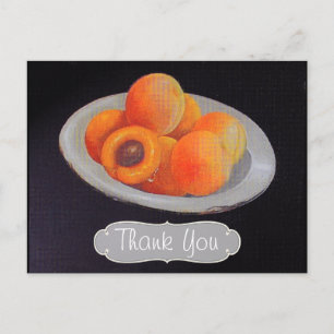 Carte Postale Huile sur toile Peches Merci