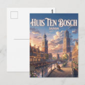 Carte Postale Huis Ten Bosch Japon (Devant / Derrière)
