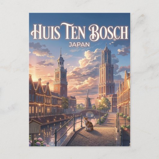 Carte Postale Huis Ten Bosch Japon (Devant)