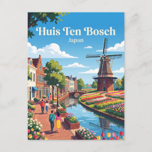 Carte Postale Huis Ten Bosch Japon