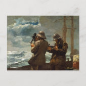 Carte Postale Huit cloches Nautique Winslow Homer (Devant)