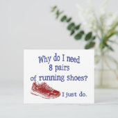Carte Postale Huit paires de chaussures (Debout devant)