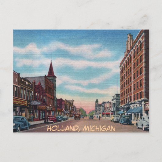 Carte Postale Huit St. Holland Michigan (Devant)