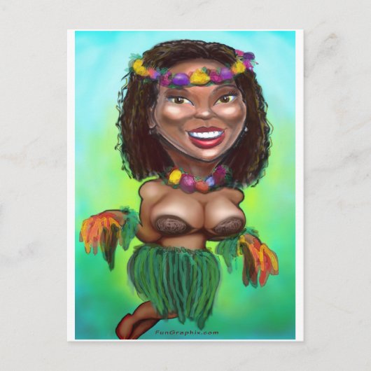 Carte Postale Hula Dancer (Devant)