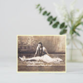 Carte Postale Hula Dancer, Hawaii Vintage (Debout devant)