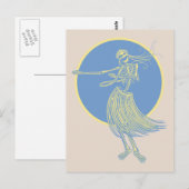 Carte Postale Hula Death Luau (Devant / Derrière)