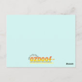 Carte postale Hula Hoopin (Dos)