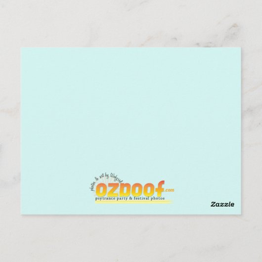 Carte postale Hula Hoopin (Dos)