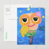 Carte Postale Hula Hoot (Devant / Derrière)