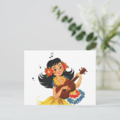 Carte Postale Hula Hula Girl (Debout devant)