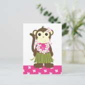 Carte Postale Hula Monkey (Debout devant)