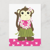 Carte Postale Hula Monkey (Devant)