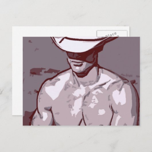 Carte Postale Humble Cowboy (Devant / Derrière)