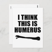 Carte Postale Humerus (Devant / Derrière)