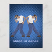Carte Postale Humeur à danser (Devant)