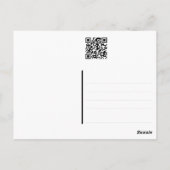 Carte postale Hummer avec code QR (Dos)