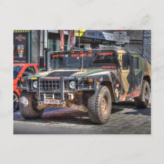 Carte Postale Hummer H1 (Devant)