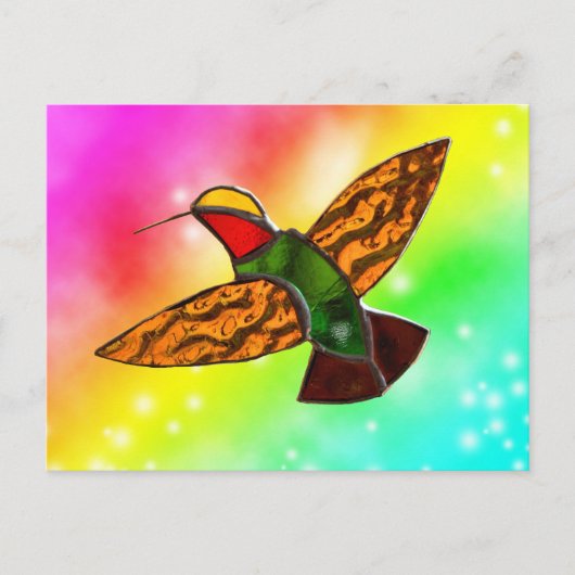 CARTE POSTALE HUMMINGBIRD (Devant)