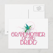 Carte Postale Hummingbird Grandmother of the Bride (Devant / Derrière)
