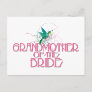 Carte Postale Hummingbird Grandmother of the Bride