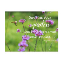 Hummingbird Moth & Flowers